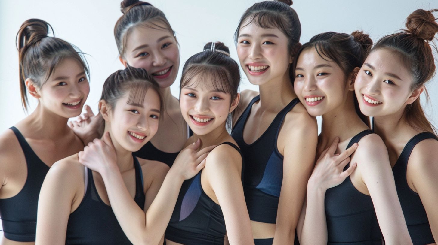 体操部女子画像 東京都 国立市 2025年03月19日 体操部女子 女子体操部員 画像
