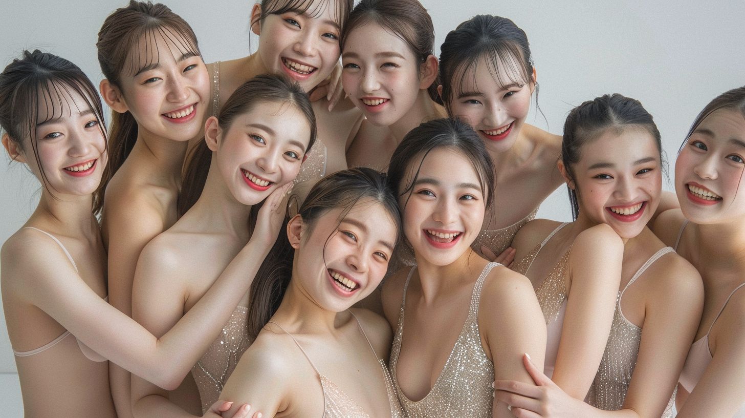 体操部女子画像 宮城県 塩竈市 2025年08月18日 体操部女子 女子新体操部員 画像