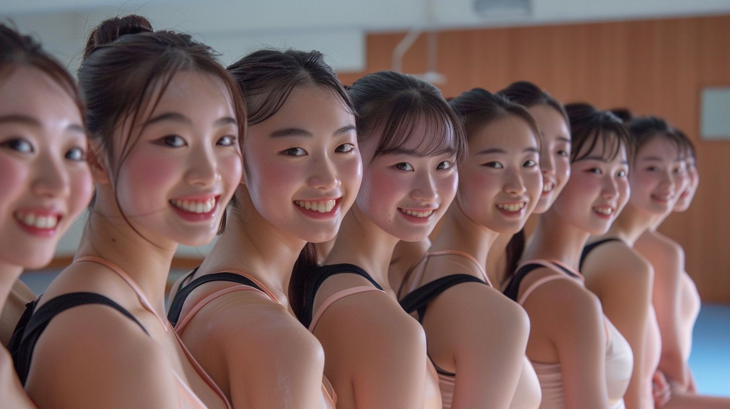 体操部女子画像 東京都 調布市 2025年10月30日 体操部女子 女子体操部員 画像