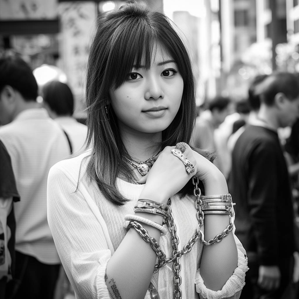 手錠で拘束される女性　渋谷　2023年03月30日 画像01