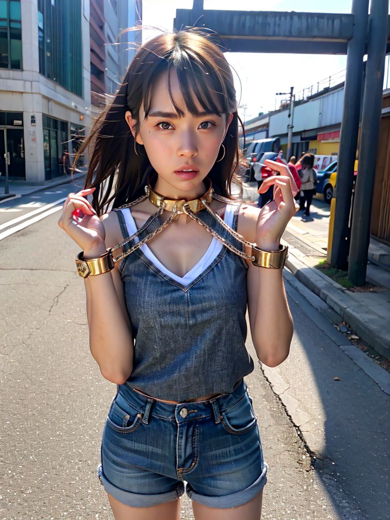 手錠される女性　茨城県　つくば市　2025年03月24日　手錠女子画像