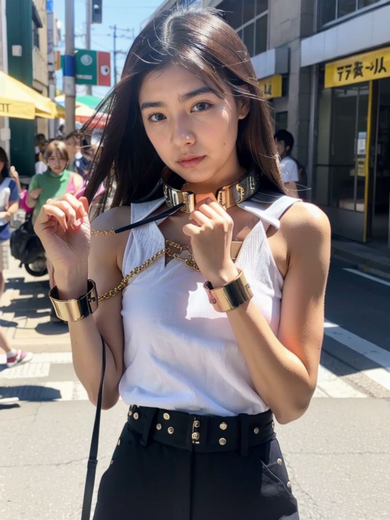 手錠される女性　京都府　京田辺市　2025年11月29日　手錠女子画像