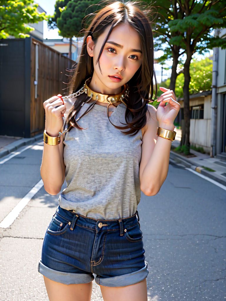 手錠される女性　茨城県　牛久市　2026年04月19日　手錠女子画像