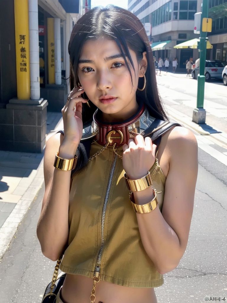 手錠される女性　愛知県　北名古屋市　2026年06月12日　手錠女子画像