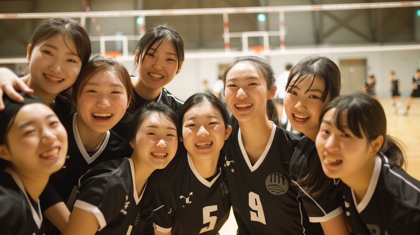 運動部女子画像　岩手県　奥州市　2024年04月23日　運動部女子　運動部女子　画像