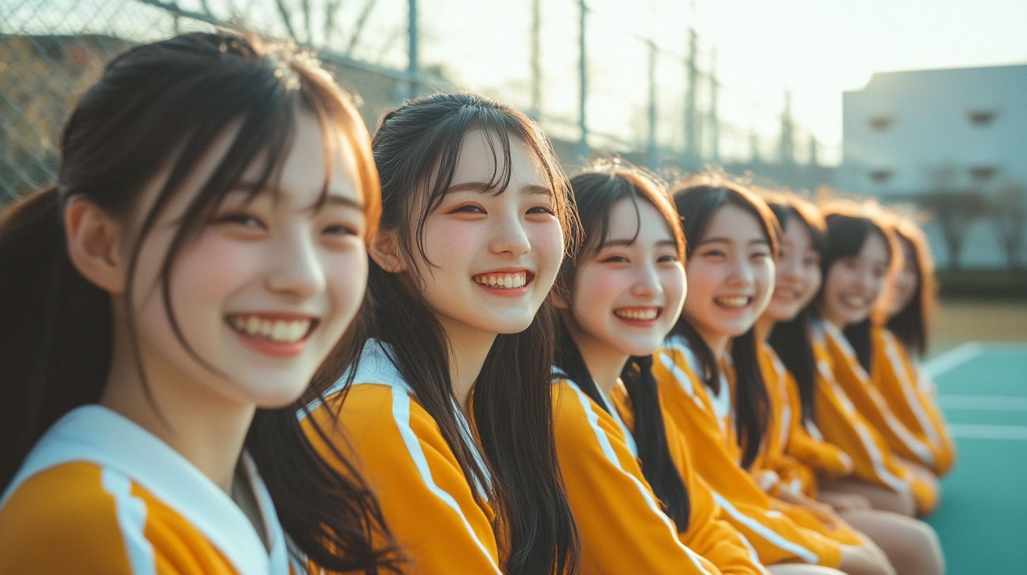 運動部女子画像　東京都　墨田区　2024年12月12日　運動部女子　運動部女子　画像