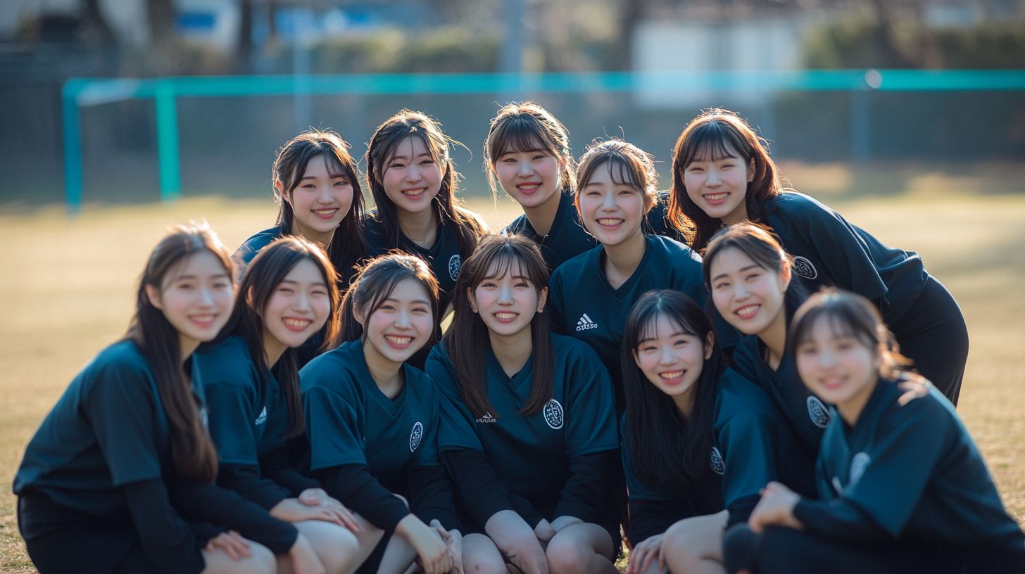 運動部女子画像　茨城県　古河市　2024年12月31日　運動部女子　体育会女子　画像