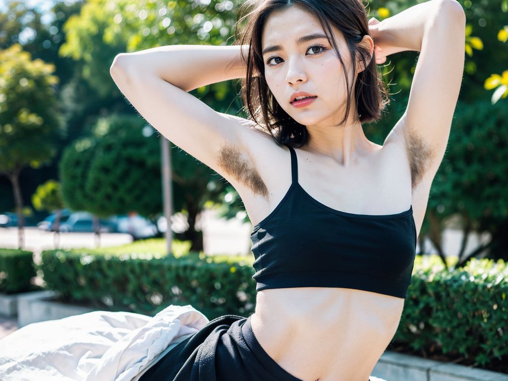美女わき毛画像 群馬県 藤岡市 2024年09月20日 美女のわき毛 ハード露出 画像