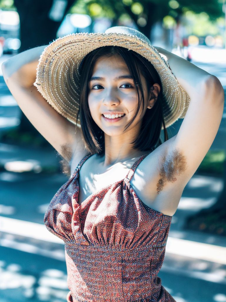 美女わき毛画像　福岡県　八女市　2025年03月03日　美女のわき毛　変態フラッシュモブ　画像