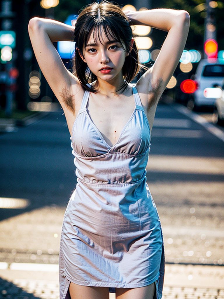 美女わき毛画像 京都府 長岡京市 2025年05月08日 美女のわき毛 露出パフォーマンス 画像