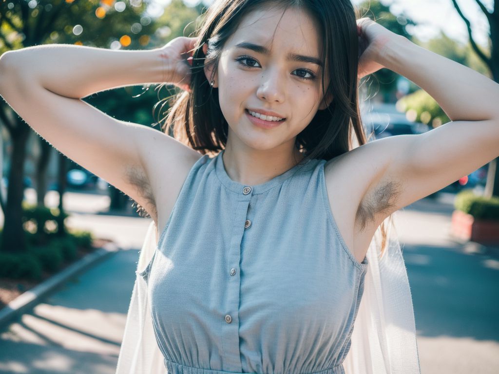 美女わき毛画像　奈良県　生駒市　2025年05月19日　美女のわき毛　露出命令　画像