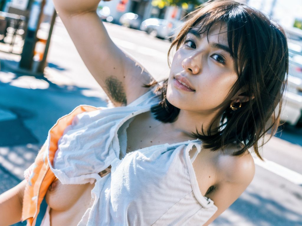 美女わき毛画像 栃木県 那須塩原市 2025年06月19日 美女のわき毛 ハード露出 画像