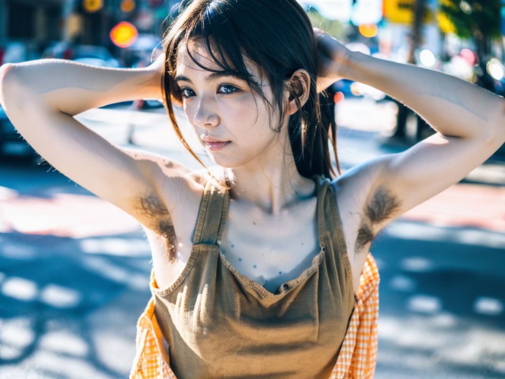 美女わき毛画像　東京都　昭島市　2025年09月25日　美女のわき毛　露出調教　画像