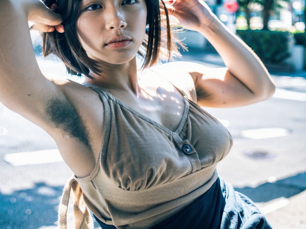 美女わき毛画像　福井県　越前市　2026年03月10日　美女のわき毛　フラッシュモブ　画像