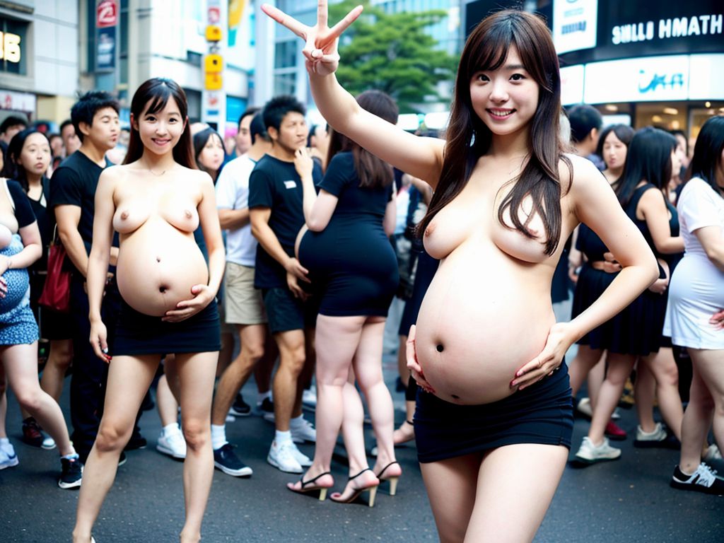 ヤンママ妊婦露出画像 石川県 野々市市 2023年11月14日 ヤンママ妊婦 ハード露出 画像