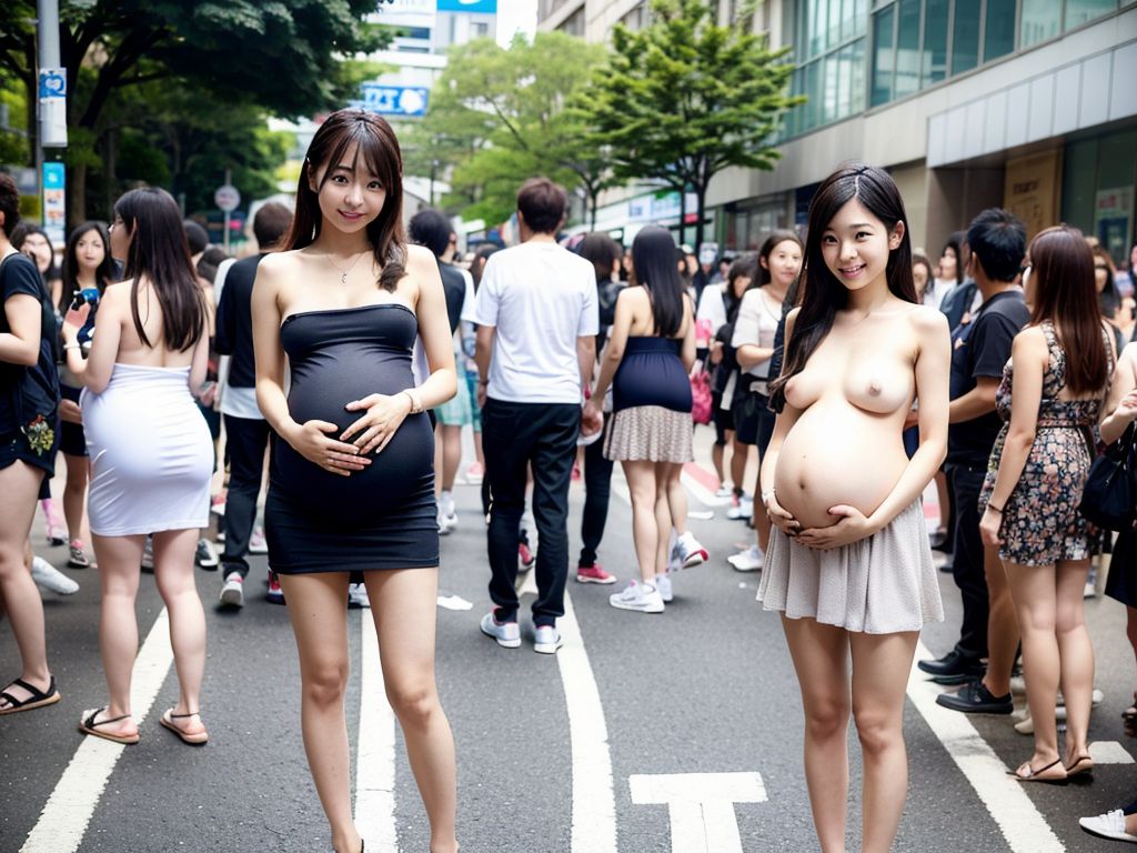 ヤンママ妊婦露出画像　福岡県　大野城市　2024年01月05日　ヤンママ妊婦　遠隔調教　画像