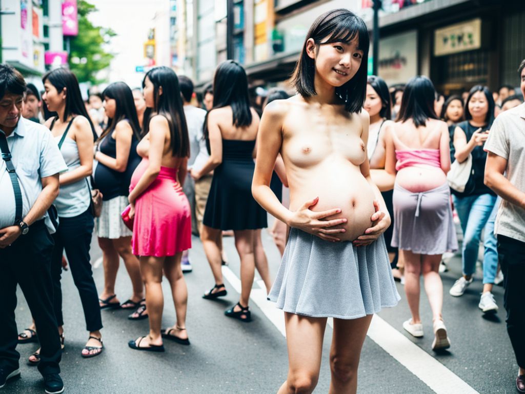 ヤンママ妊婦露出画像 滋賀県 守山市 2024年07月09日 ヤンママ妊婦 ストリーキング 画像